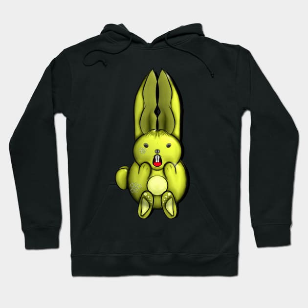 Big rabbit Hoodie by Nourelyakine_art